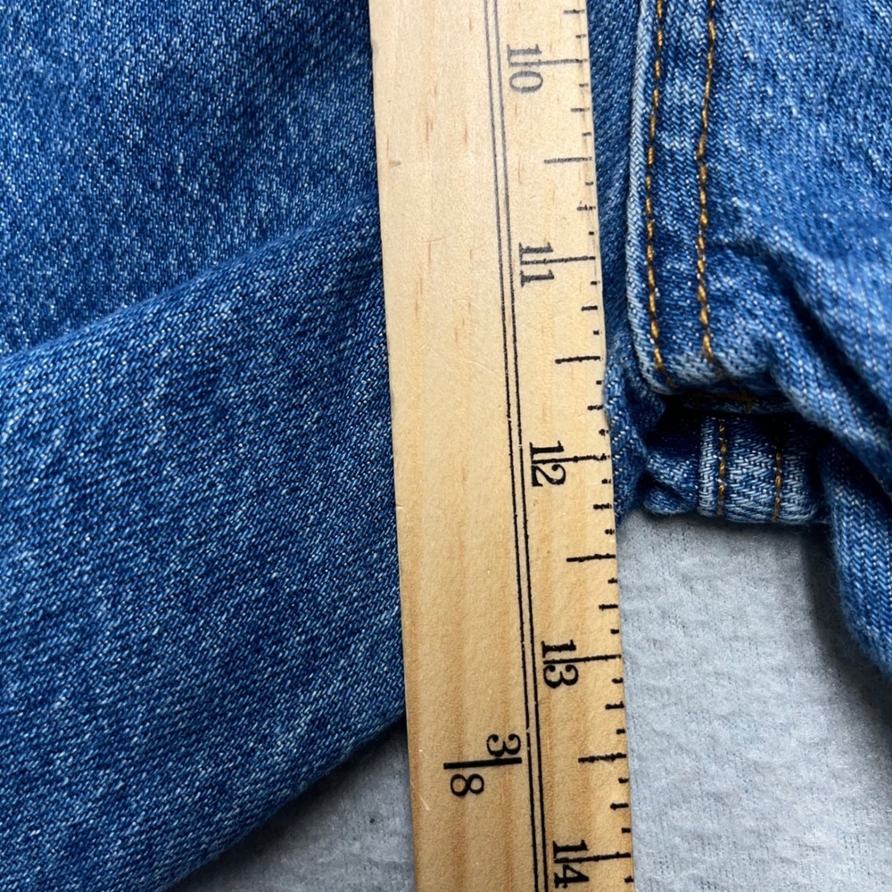 Anthropologie PILCRO Austyn High ‎ Rise Cuffed Wide Leg Jeans Women 26 Relaxed - Picture 8 of 11